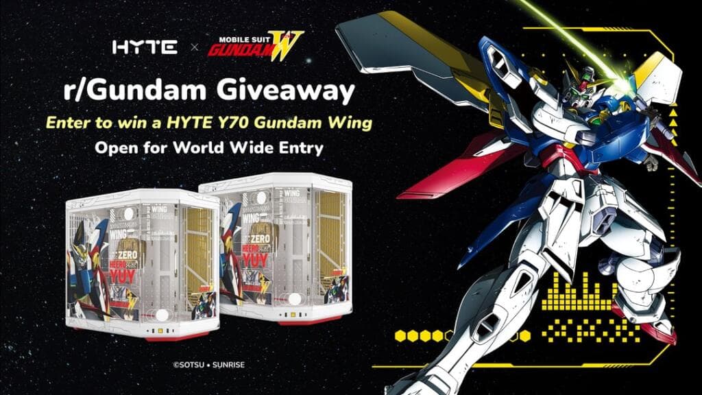 HYTE x r/Gundam Y70 Giveaway!