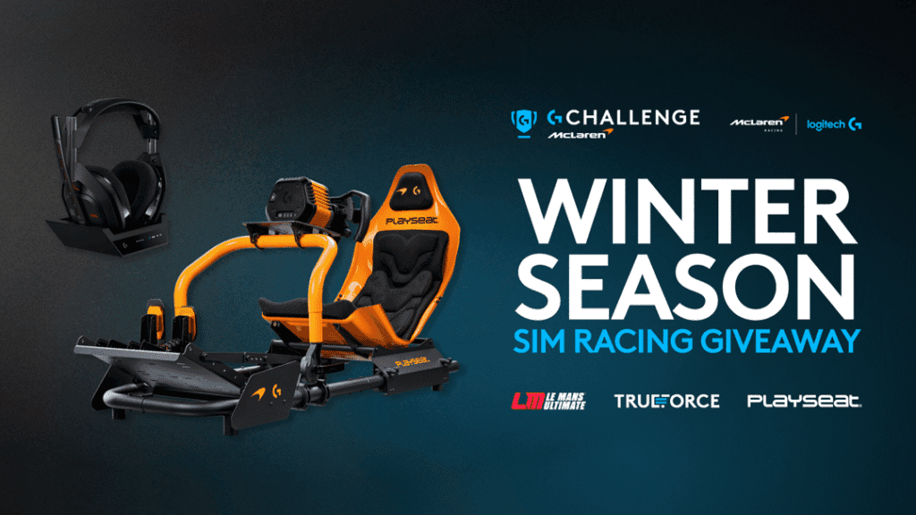 Enter for a chance to win a Logitech G Sim Prize Pack