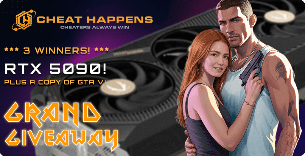 Cheat Happens RTX 5090 + GTA VI Giveaway