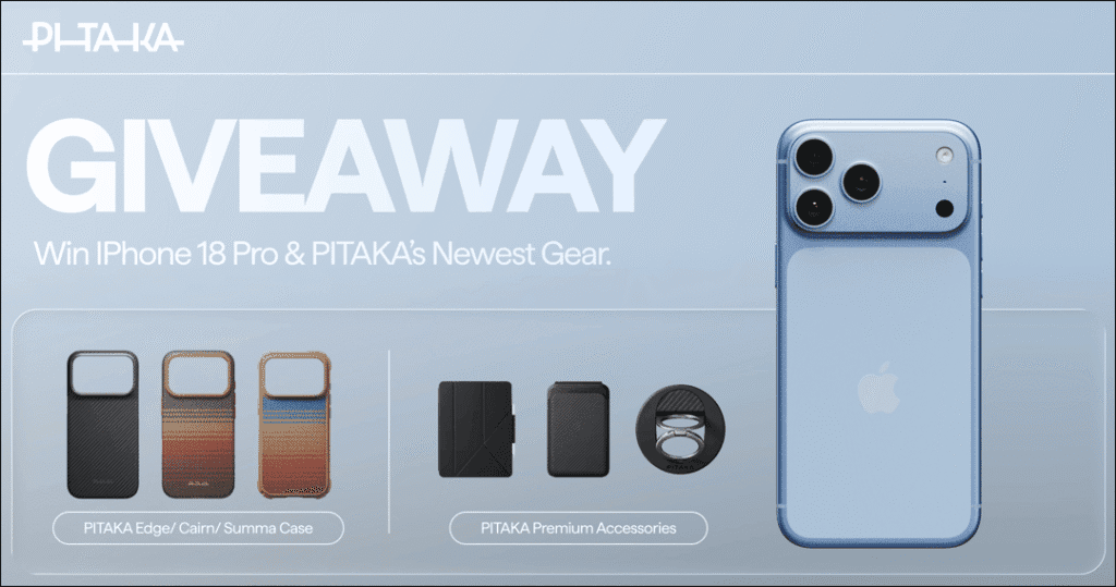 Win Apple iPhone 18 Pro and PITAKA Phone Accessories