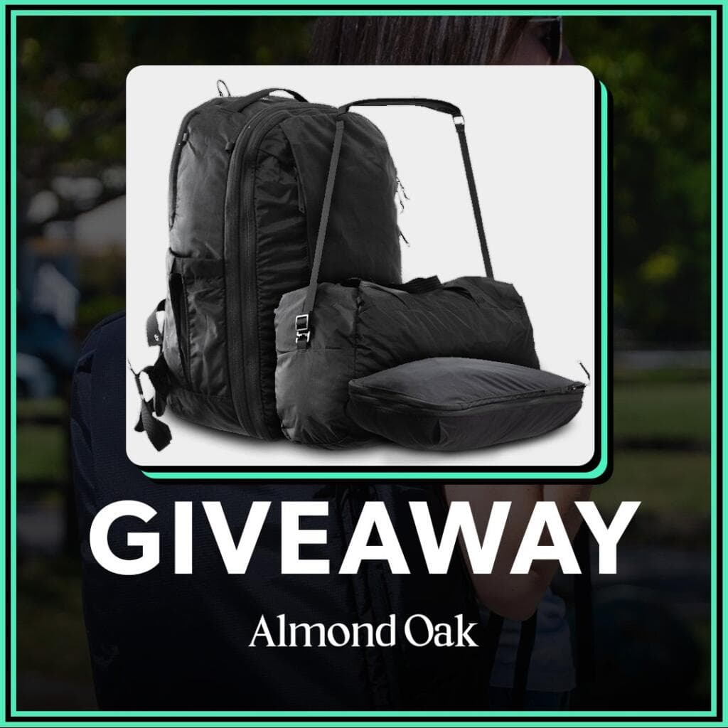 Pack Hacker x Almond Oak Giveaway